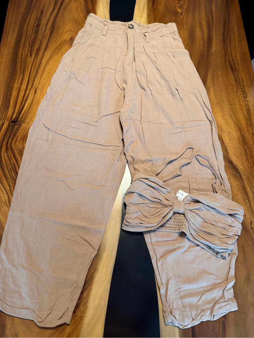 Vici High-Waist Wide Leg Pants Set